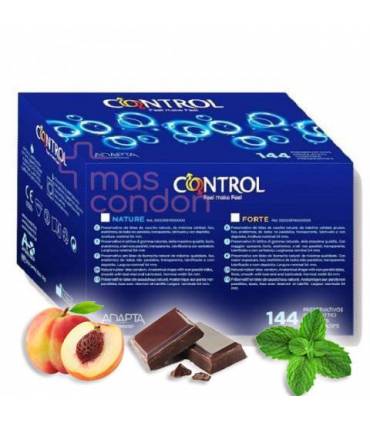 condones-control-fussion-sabores-caja-144-unidades