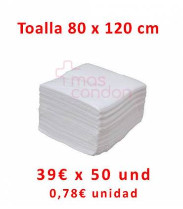 Mascondon Toallas desechables Toallas desechables 80x120 cm 50 und