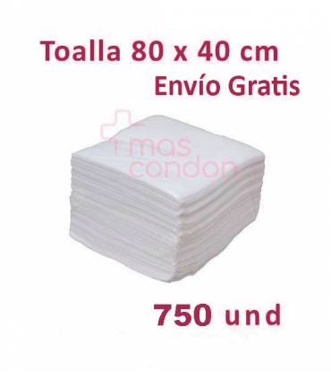 Mascondon Toallas desechables Toalla desechable 80x40 cm 750 und