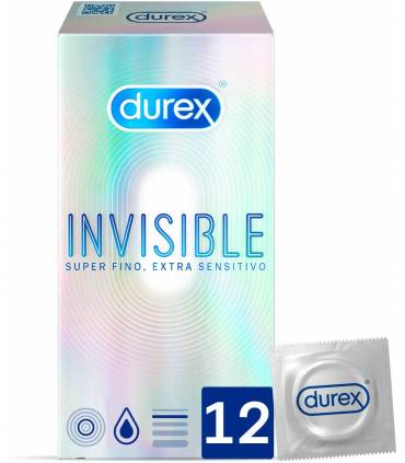 Condón Durex Invisible Sensitivo 12 Uds.