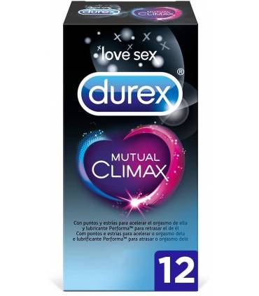 Condón Durex Mutual Climax Caja de 12 Uds.