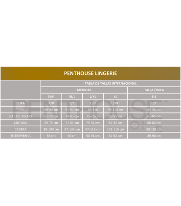 PENTHOUSE POISON COOKIE BLACK L/XL