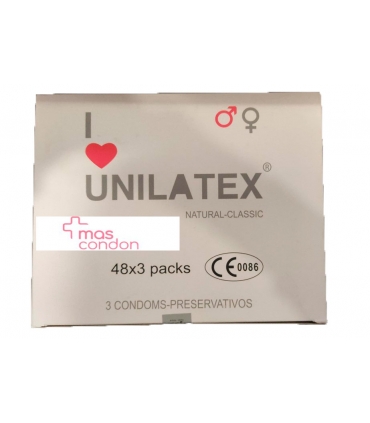 Condón Unilatex Natural vending 48x3