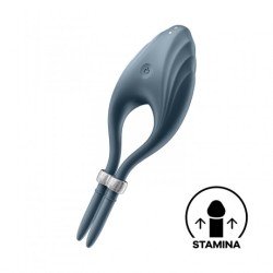 Anillo Vibratorio Duelist Satisfyer Azul oscuro