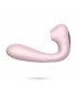 Vibrador succionador Pookie + Crushious Rosa