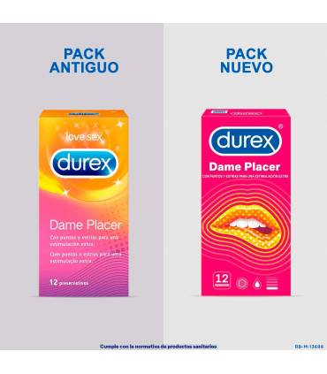 Condones-durex-dame Placer-12-Uds.
