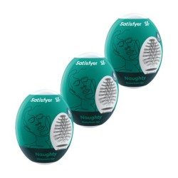 Satisfyer Pack de 3 Masturbator Egg Naughty