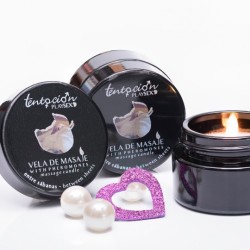 VELA PERFUMADA CON FEROMONAS "ENTRE SÁBANAS" 20ML TENTACIÓN PLAY SEX