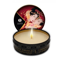 Vela de Masaje Afrodisíaca con Aroma a Champagne y Fresa Shunga 30 ml