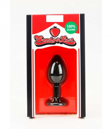 Plug anal con joya - Mediano - Candy Lust Buenísimo