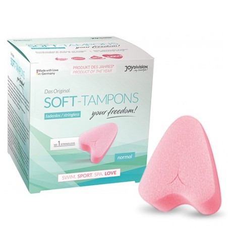 JoyDivision Soft-Tampons Normal 3 Unidades - Esponja antimestruación