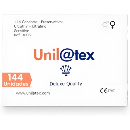 Caja de Condones Unilatex Natural 144 unidades | Mascondon®
