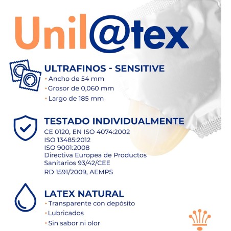 Caja de Condones Unilatex Natural 144 unidades | Mascondon®