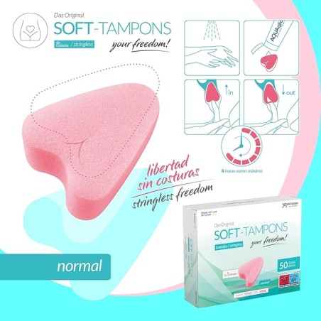 Tampones Soft-Tampons Mini Caja de 50 Unidades | Mascondon