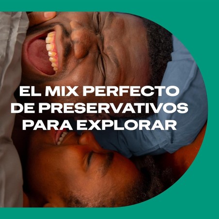 Durex Surprise Mix 40 preservativos lubricados con tecnología Easy-on