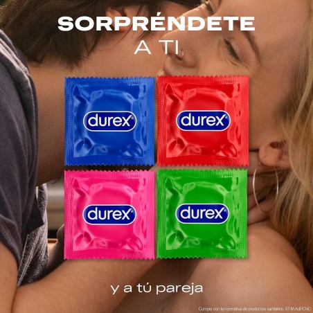 Preservativos Durex Sensitive y Extra Safe incluidos en Surprise Mix 40 unidades