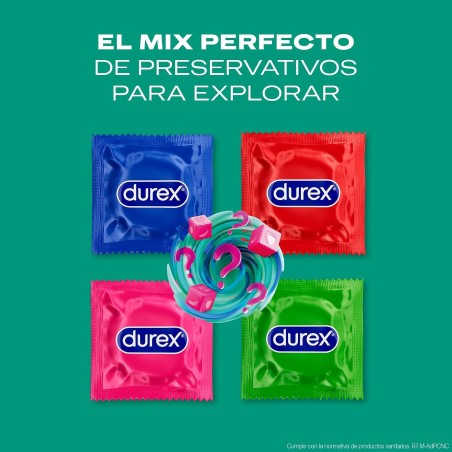 Durex Pleasuremax y Tickle Me con relieves incluidos en el pack Surprise Mix
